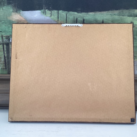 Hand Stitched Corvette Stingray Cross Stitch W/Frame 12”x15” Vintage Sports Car - Picture 8 of 10